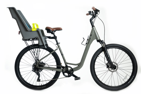 hybrid bike with baby seat for infants and toddlers
