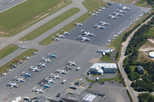 Nantucket Memorial Airport (ACK) is the island's airport, the second busiest in MA